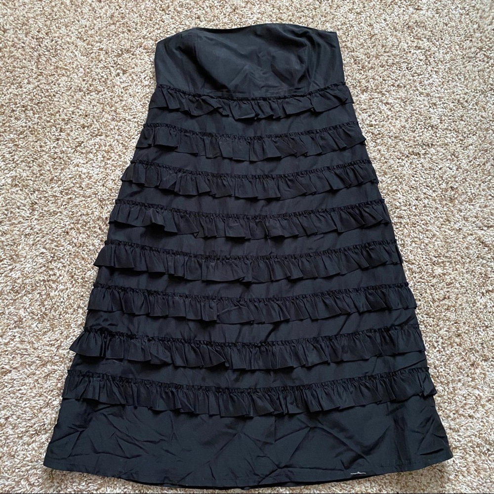 Gap Strapless Ruffle Dress